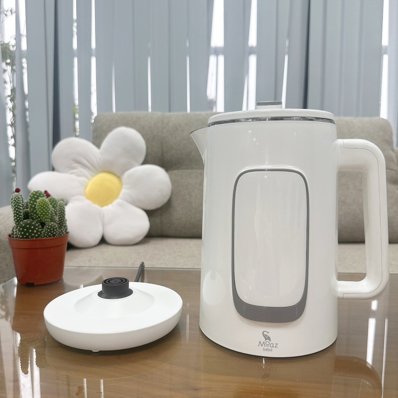 Bình đun nước siêu tốc giữ nhiệt 1.5L hâm nước pha sữa Moaz BéBé MB070 / SMART 3 FATZBABY