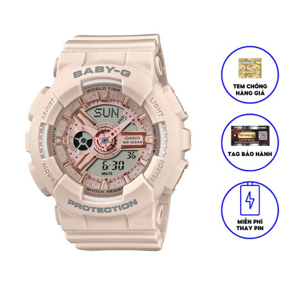 Đồng Hồ Nữ Dây Nhựa Chính Hãng Casio BABY-G BA-110XCP-4ADR