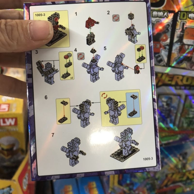 Sỉ hộp 16 bộ đồ chơi Lego ghép hình Skibidi Toilet