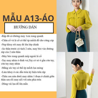 RẬP GIẤY A0 ÁO SƠ MI MÃ A13