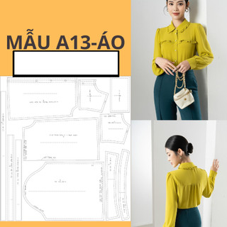 Rập giấy a0 áo sơ mi mã a13