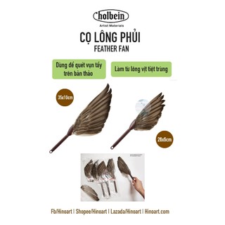 Cọ lông phủi Holbein Feather Fan - size M/L