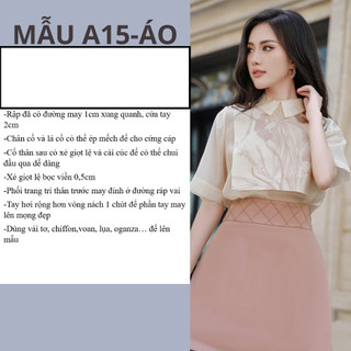 RẬP GIẤY A0 ÁO SƠ MI NỮ MÃ A15