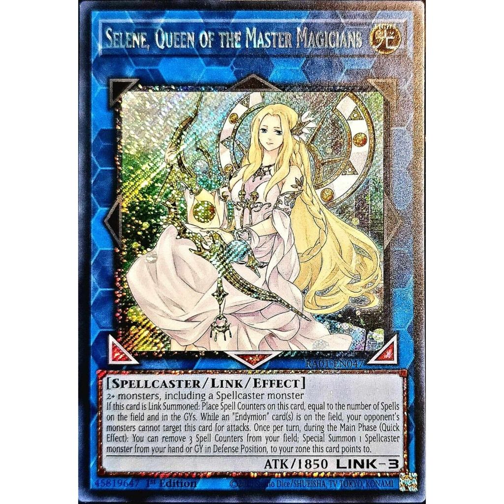 Lá bài thẻ Selene Queen of the Master Magicians - Ultra ultimate platinum secret Rare