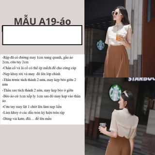 RẬP GIẤY A0 ÁO SƠ MI MÃ A19