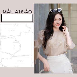 Rập giấy a0 áo sơ mi mã a16