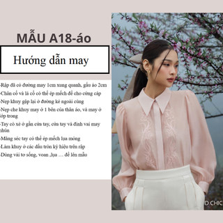 RẬP GIẤY A0 MÃ ÁO SƠ MI NỮ A18