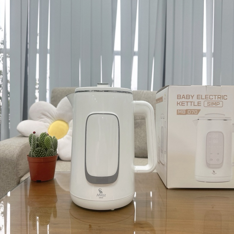 Bình đun nước siêu tốc giữ nhiệt 1.5L hâm nước pha sữa Moaz BéBé MB070 / SMART 3 FATZBABY