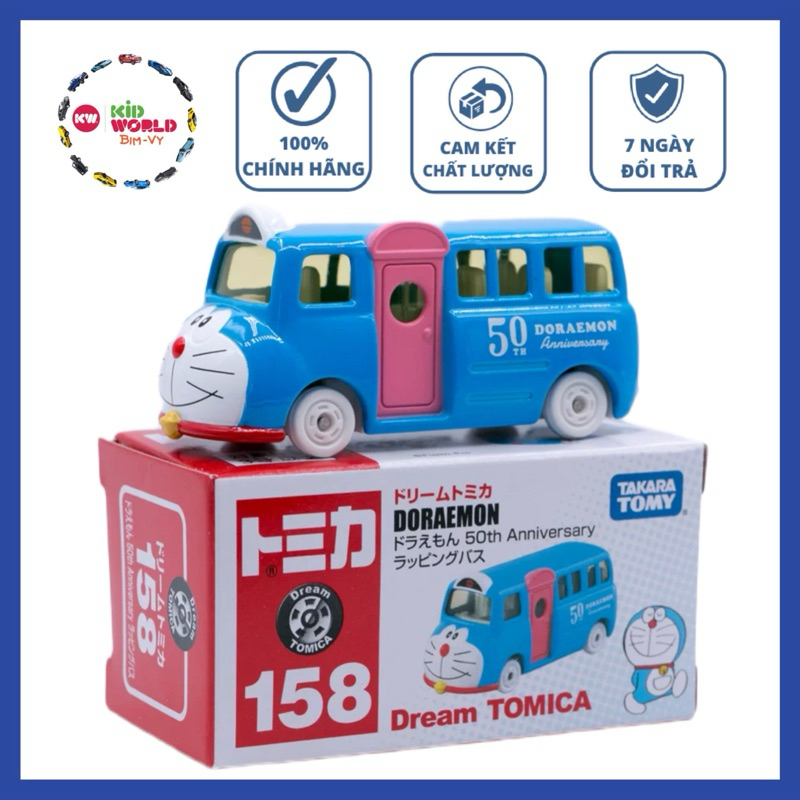 Xe mô hình Tomica Box Doraemon 50th Anniversary. Made in Việt Nam. MS: 946.