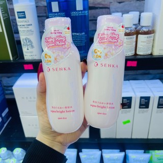 Nước cân bằng dưỡng sáng mờ thâm sạm senka aqua bright lotion - 200ml