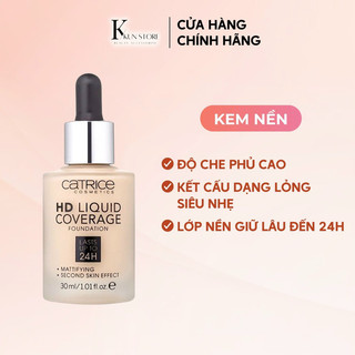 Kem nền chống nắng CATRICE HD Liquid Coverage Foudation Lasts Up To 24H KUN040