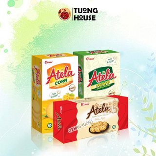 Bánh quy giòn atela libra cracker hộp giấy 150gr