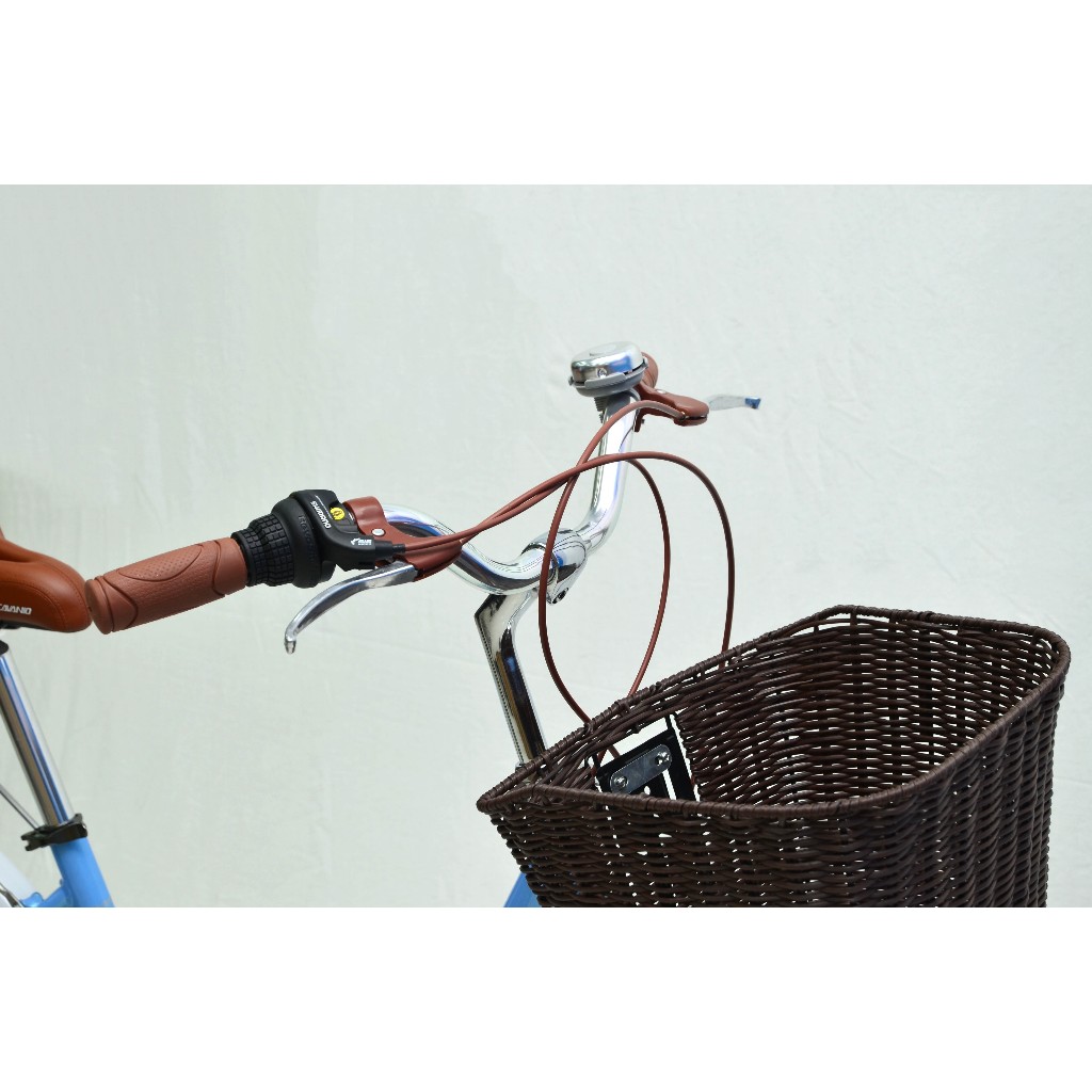 Xe đạp nữ CAVANIO Spring 24, khung nhôm siêu nhẹ, bánh 24, 7 tốc độ