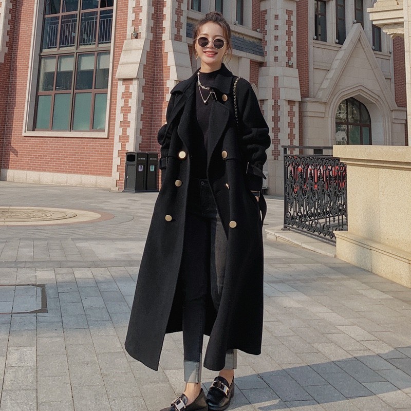 Áo khoác Mangto kaki dáng dài phong cách HÀN QUỐC - Retrostyle.vn