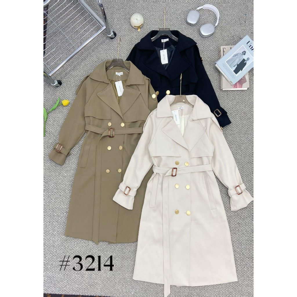 Áo khoác Mangto kaki dáng dài phong cách HÀN QUỐC - Retrostyle.vn