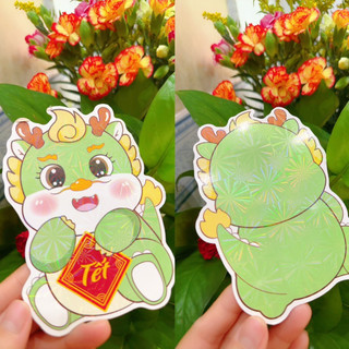 LÌ XÌ CHIBI RỒNG 2024 PHẢN QUANG