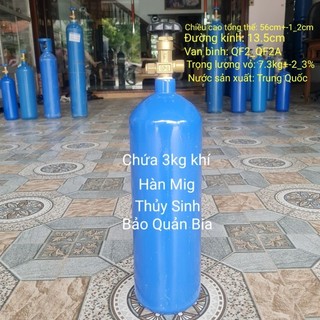 Bình khí Co2 hàn mig 5Lít