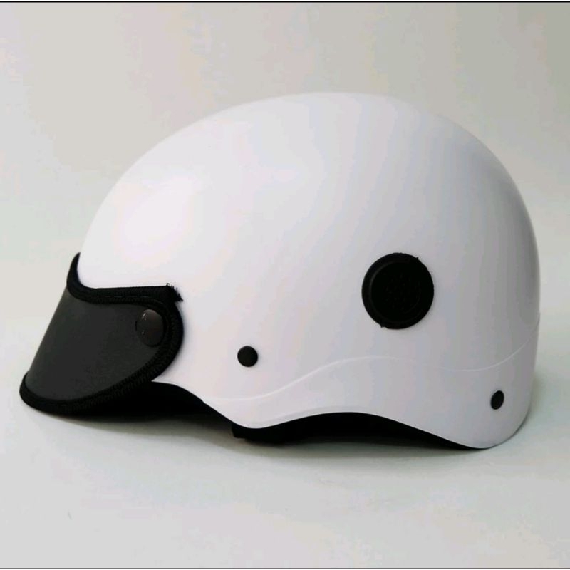 (GIÁ TỐT) NÓN MŨ BẢO HIỂM CÓ LỖ THÔNG GIÓ 1/2 NỬA ĐẦU - MÀU SƠN NHÁM