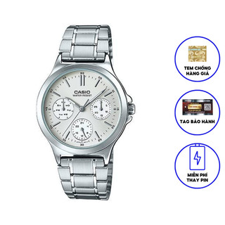 Đồng hồ nữ dây kim loại chính hãng casio ltp-v300d-7audf