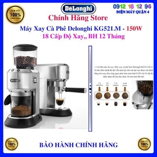 Máy xay cà phê delonghi kg521.m, delonghi kg 521.m