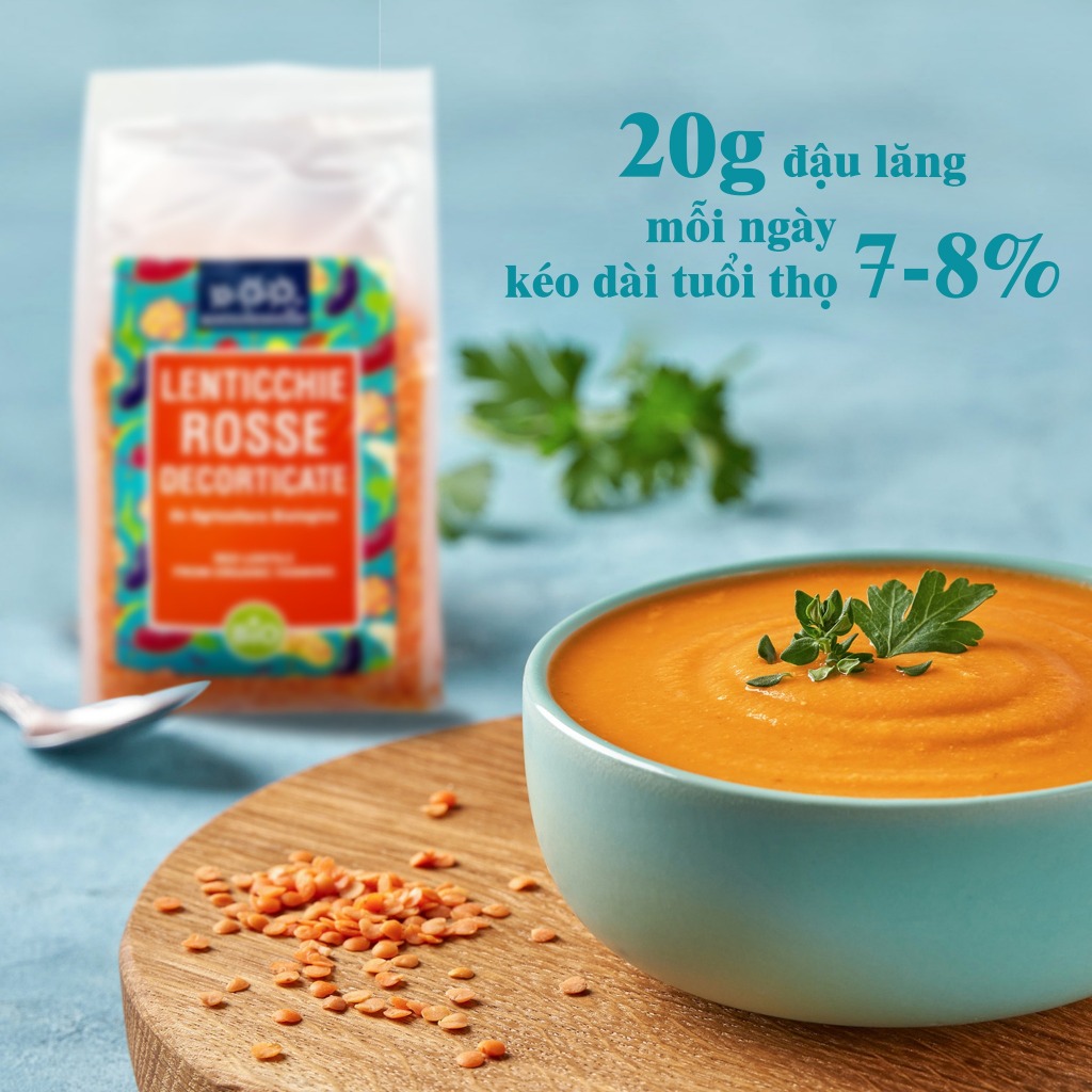 Đậu lăng đỏ hữu cơ  - 500g