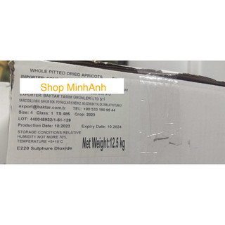 Mơ Sấy Dẻo Thổ Nhĩ Kỳ 500g