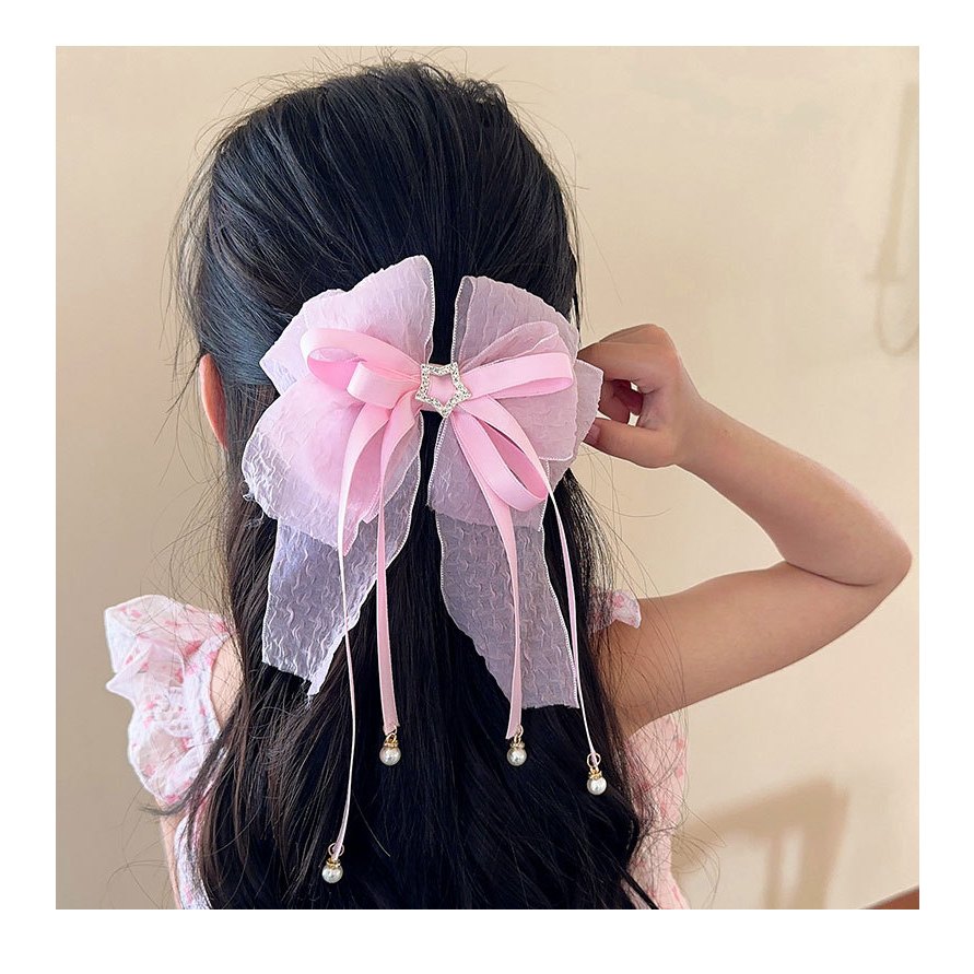 NƠ VẢI KẸP TÓC MINK BABY CHO BÉ GÁI VÀ NGƯỜI LỚN HÀNG QUẢNG CHÂU