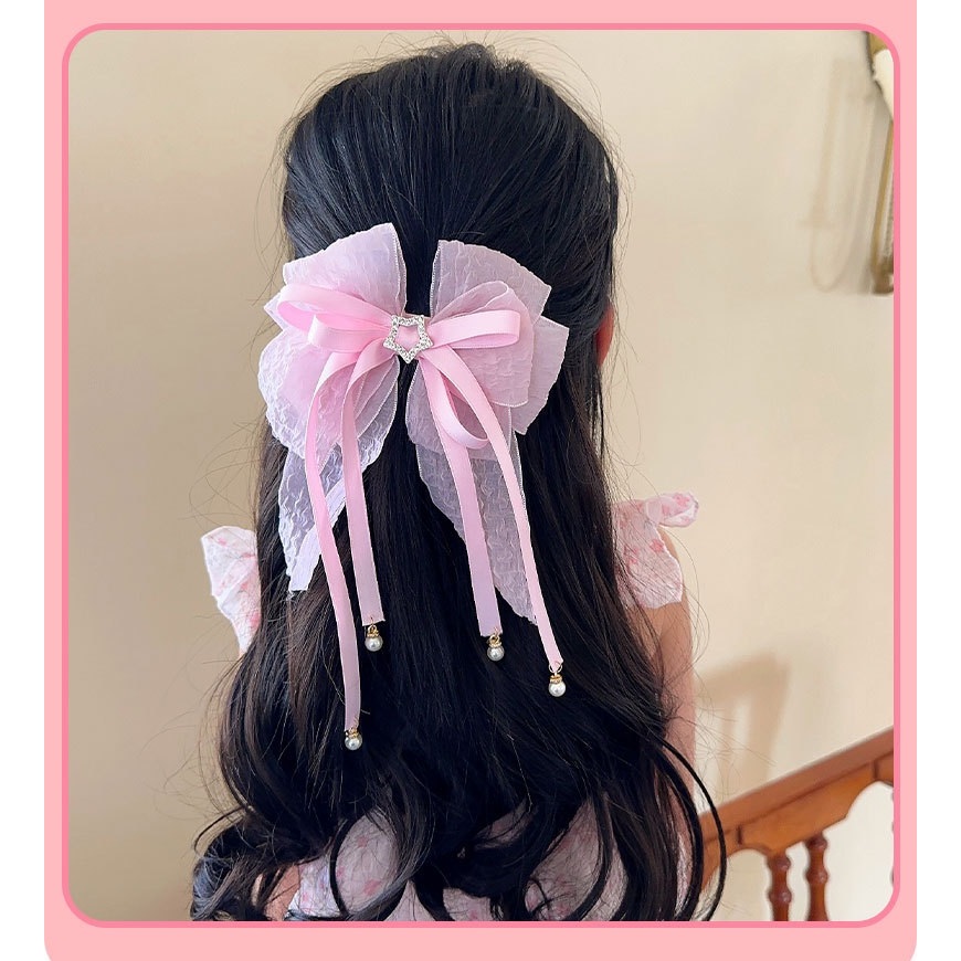 NƠ VẢI KẸP TÓC MINK BABY CHO BÉ GÁI VÀ NGƯỜI LỚN HÀNG QUẢNG CHÂU