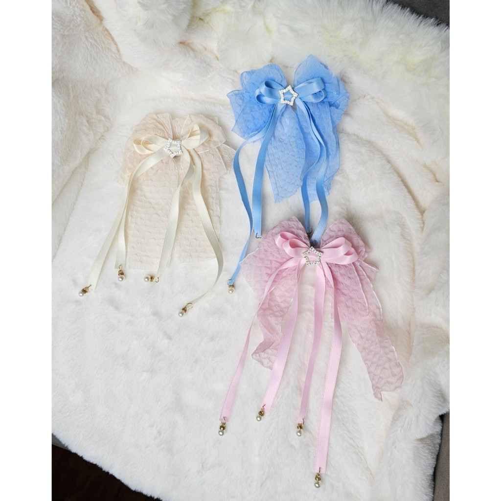 NƠ VẢI KẸP TÓC MINK BABY CHO BÉ GÁI VÀ NGƯỜI LỚN HÀNG QUẢNG CHÂU