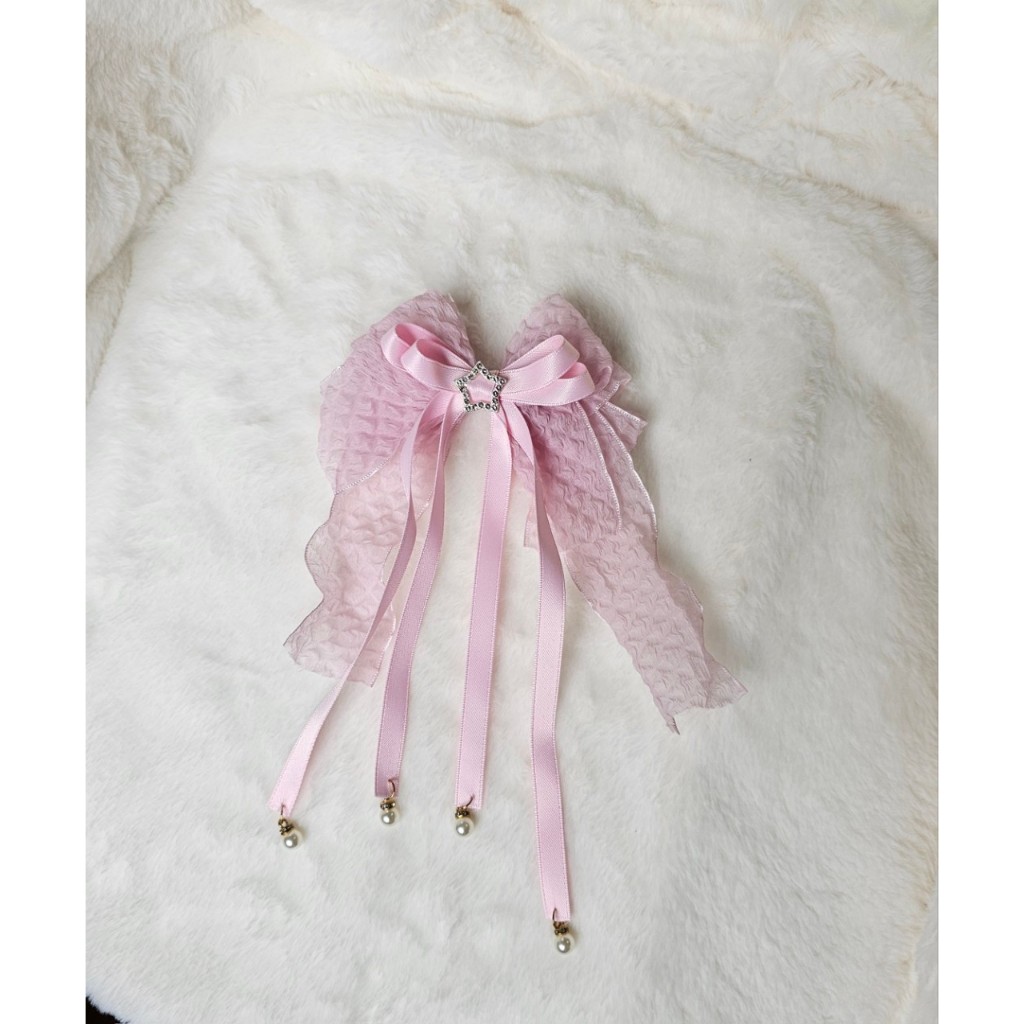 NƠ VẢI KẸP TÓC MINK BABY CHO BÉ GÁI VÀ NGƯỜI LỚN HÀNG QUẢNG CHÂU