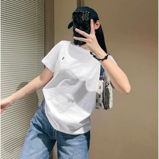 ÁO PHÔNG NỮ THÊU NGỰA-cổtròn