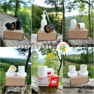 Đui đèn tổng hợp E14 E27 các loại -  đui đèn bóng đèn Led, bóng đèn sợi đốt, bóng đèn compact, bóng chữ U