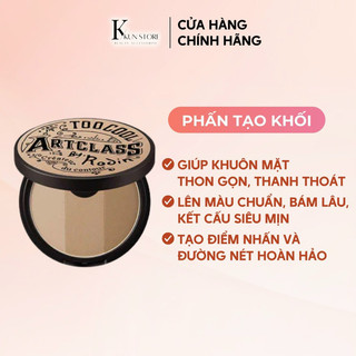 Phấn tạo khối Too Cool For School Art Class By Rodin 3 ngăn màu chuẩn makeup KUN049