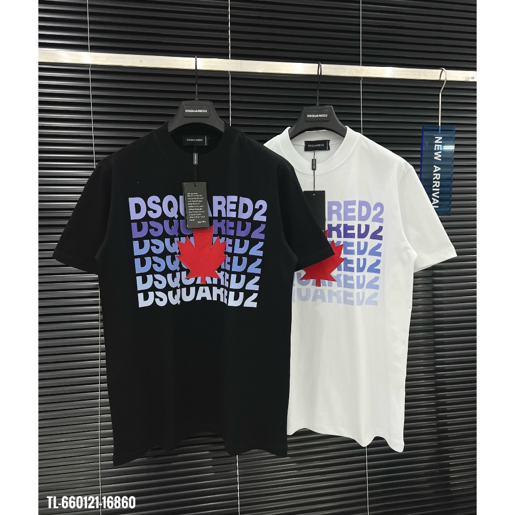 🔥Hot🔥Áo thun Dsquared2 multi logo thiết kế hot trend Nam Nữ New 2024