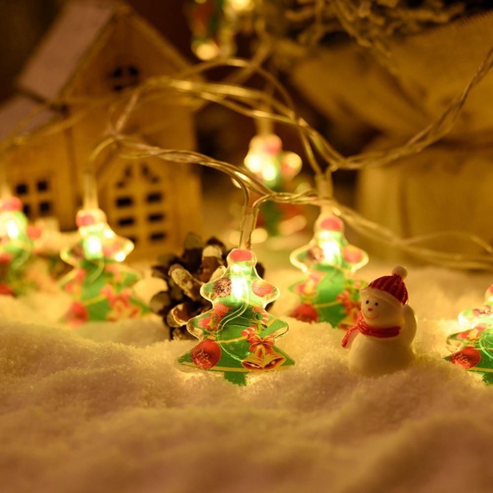 Đèn Tranng Trí Noel, Đèn Led Hình Ông Già Noel , Đèn Trang Trí Giáng Sinh Dài 3M- Đèn Led Trang Trí Cây Thông