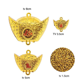 Thỏi vàng trang trí tháp bánh ngày tết
