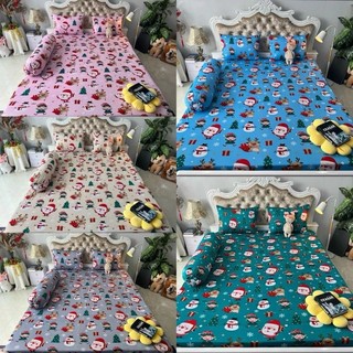 Combo 4 món drap thun hàn quốc mẫu noel