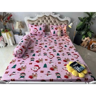combo 4 món drap thun Hàn Quốc mẫu NOEL