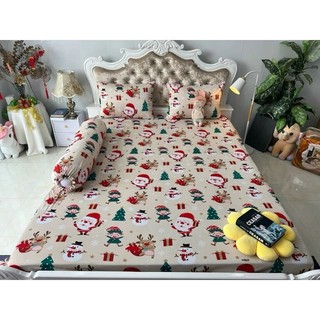 combo 4 món drap thun Hàn Quốc mẫu NOEL