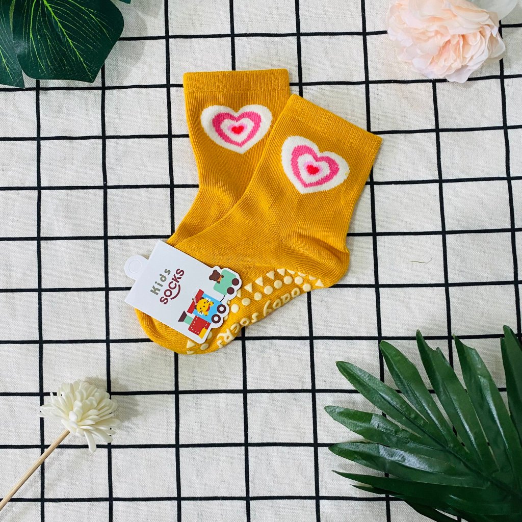 Tất Hàn KIDS SOCKS Cotton chống trơn trượt cao cấp cho bé