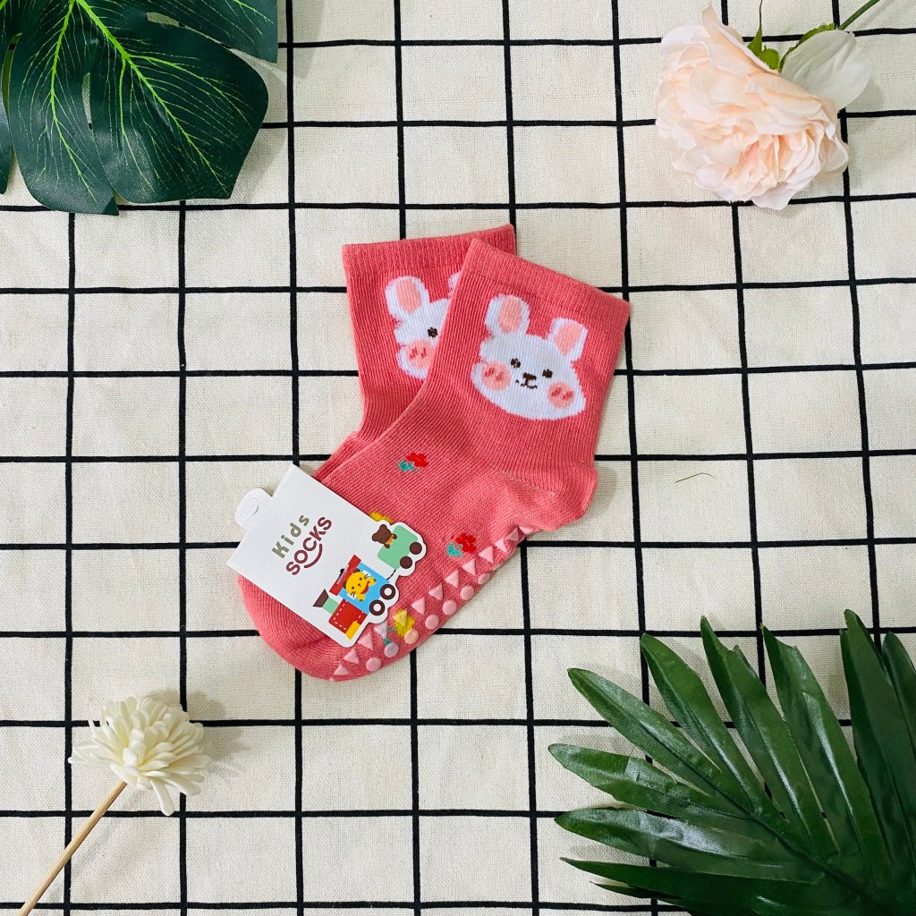 Tất Hàn KIDS SOCKS Cotton chống trơn trượt cao cấp cho bé