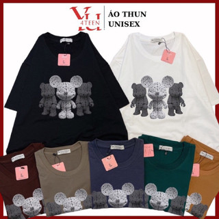 Áo Thun PHÔNG NAM NỮ UNISEX in decal CHUỘT MICKEY - Hình chụp thật (Đủ size M-L-XL-XXL BIGSIZE)