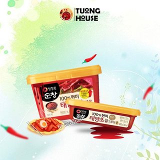 Tương ớt Hàn Quốc Gochujang Daesang Gạo Lứt hộp 500g
