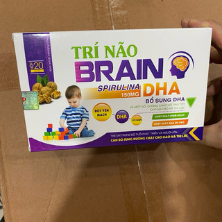 Cốm bổ não trẻ em iq dha kid gold - cốm trí não brain dha - bổ sung dưỡng chất cho não bộ của trẻ hộp 20 gói