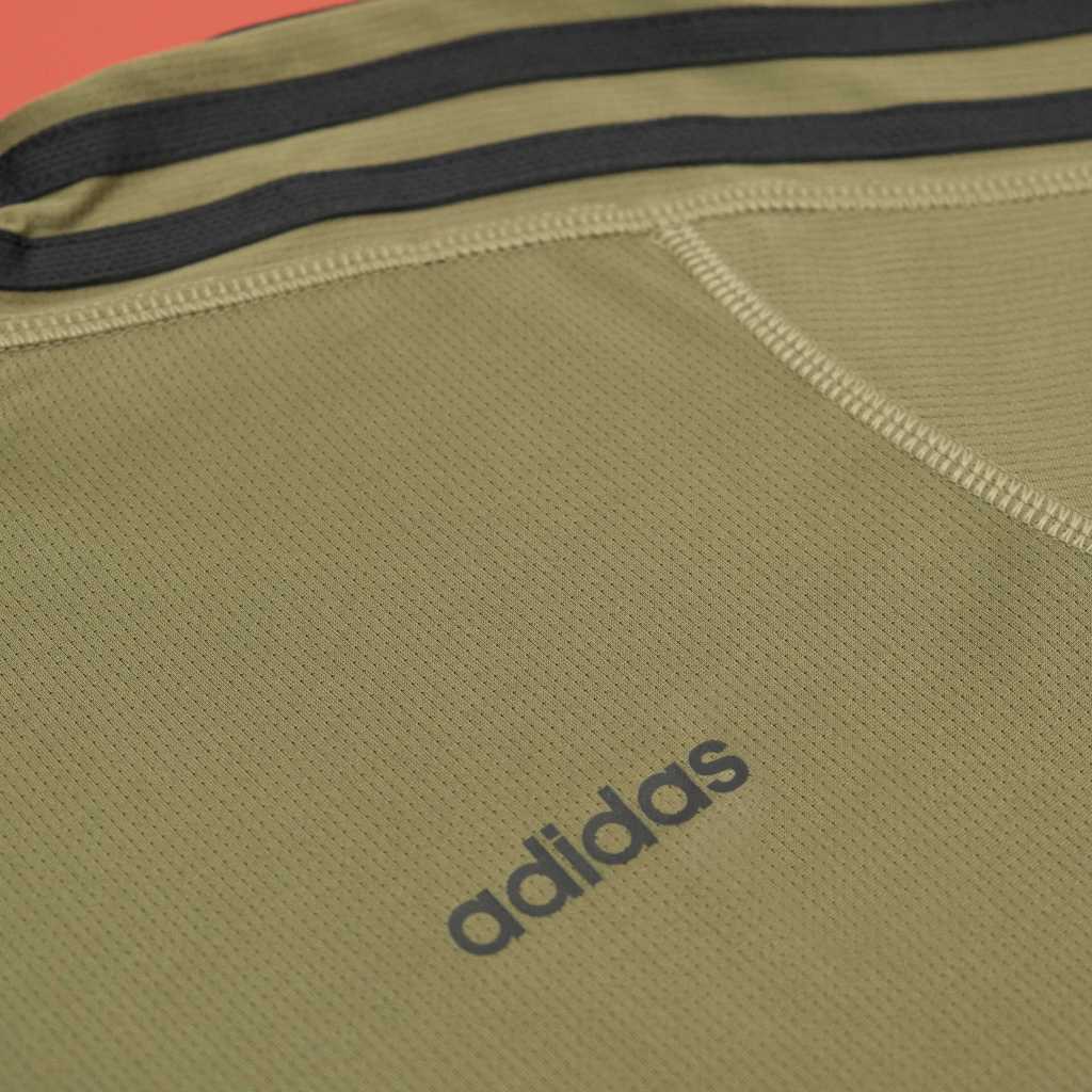 Áo Thun Cổ Bẻ Thể Thao Nam Adidas D2M 3 Strips Polo