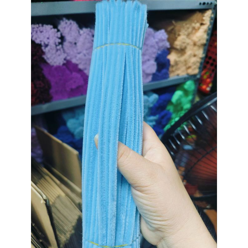 Kẽm nhung loại đẹp màu xanh dương Pastel