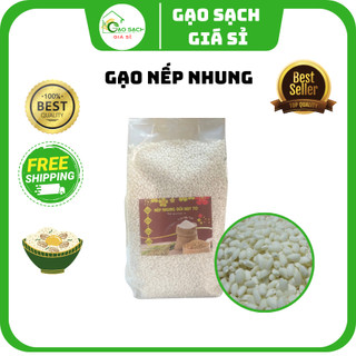 Gạo nếp nhung dẻo thơm bao 1kg  loại 1 GẠO SẠCH GIÁ SỈ