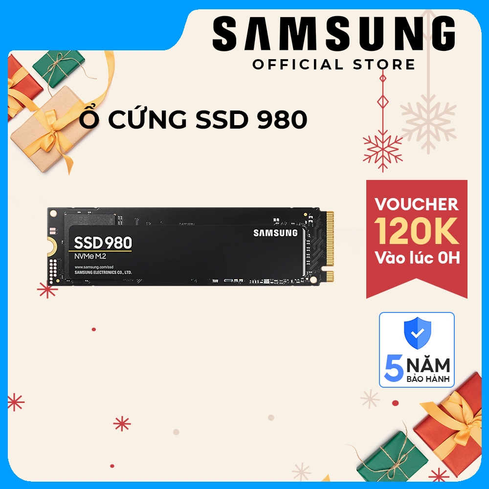 Ổ cứng gắn trong SSD Samsung 980 250GB | 500GB | 1TB M2 NVMe 1.4 PCIe 3.0