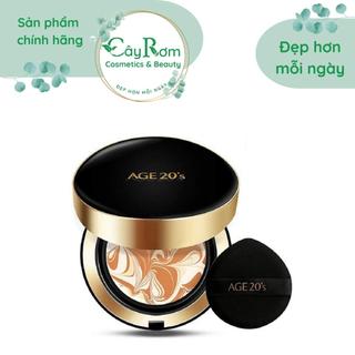 Phấn nền age 20's dưỡng da che phủ tốt intense cover - màu đen 14gx2 lõi