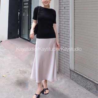 [KAYSTUDIO] CHÂN VÁY LỤA BE